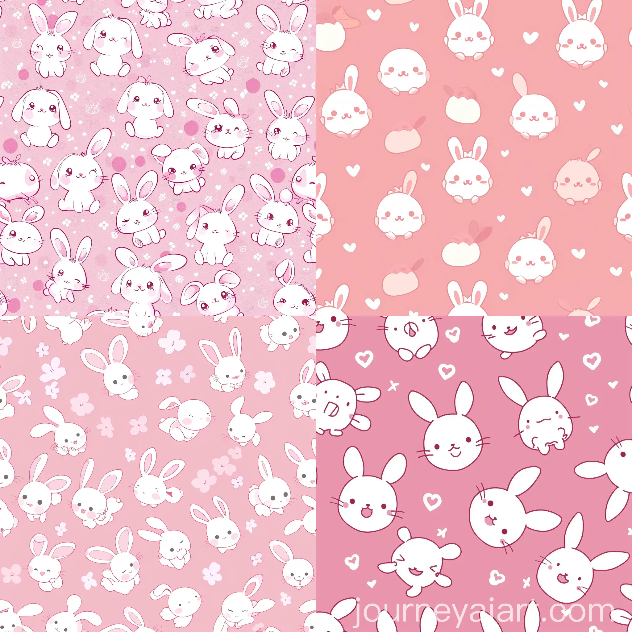 Adorable-Bunny-Pattern-Wallpaper-in-Pastel-Pink-My-Melody-Inspired
