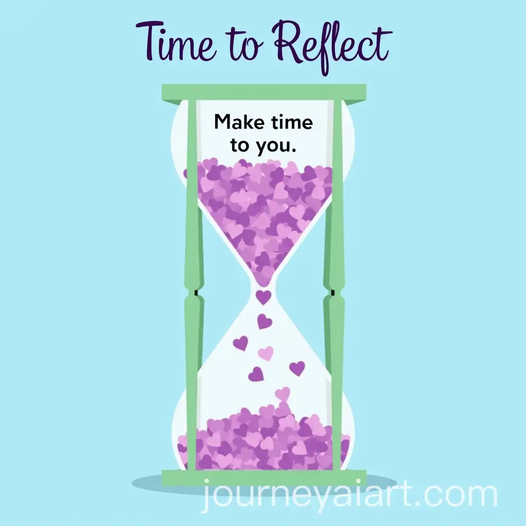 Hourglass-with-Falling-Hearts-and-Inspirational-Quote