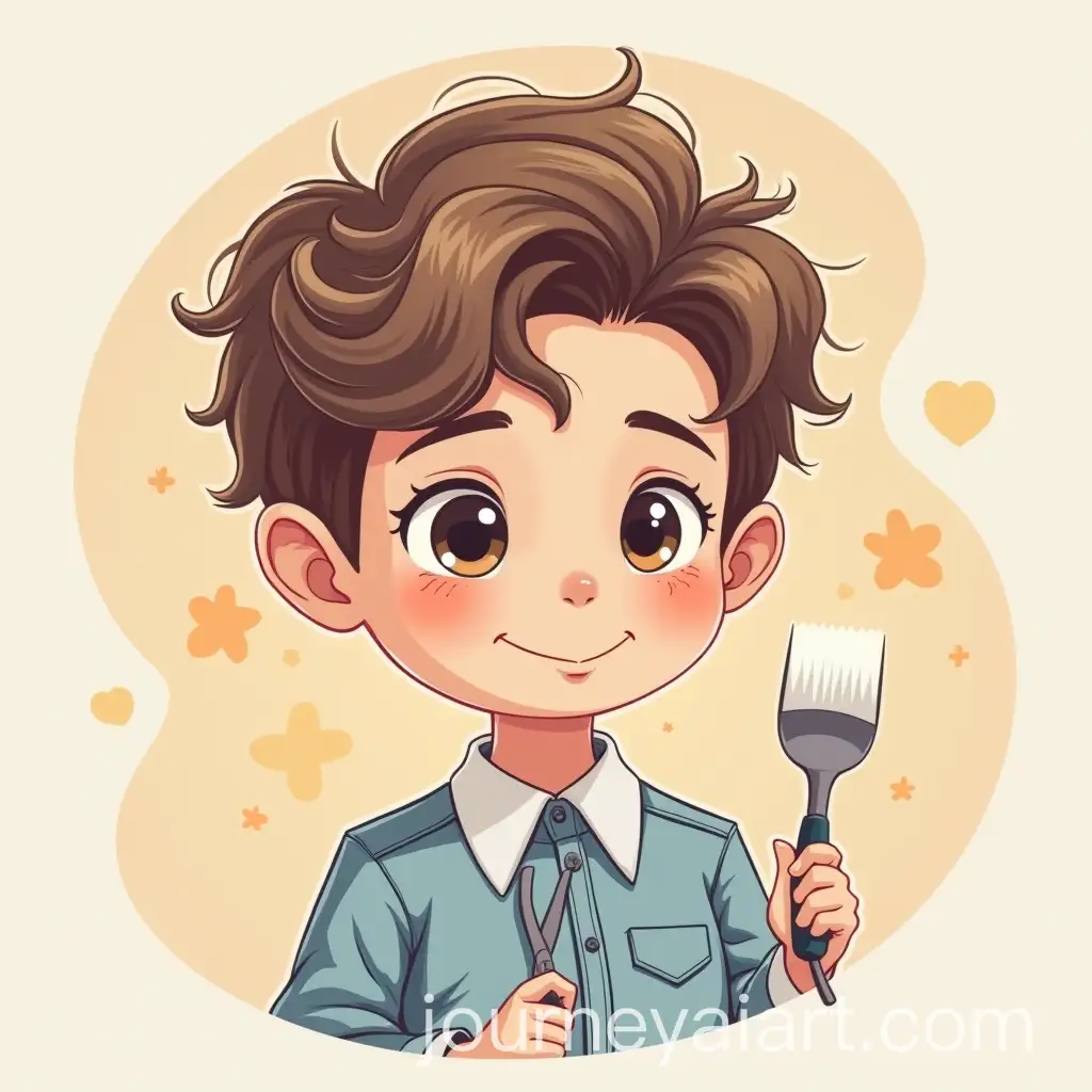 Child-Hairdresser-Giving-a-Stylish-Haircut-in-a-Cozy-Salon