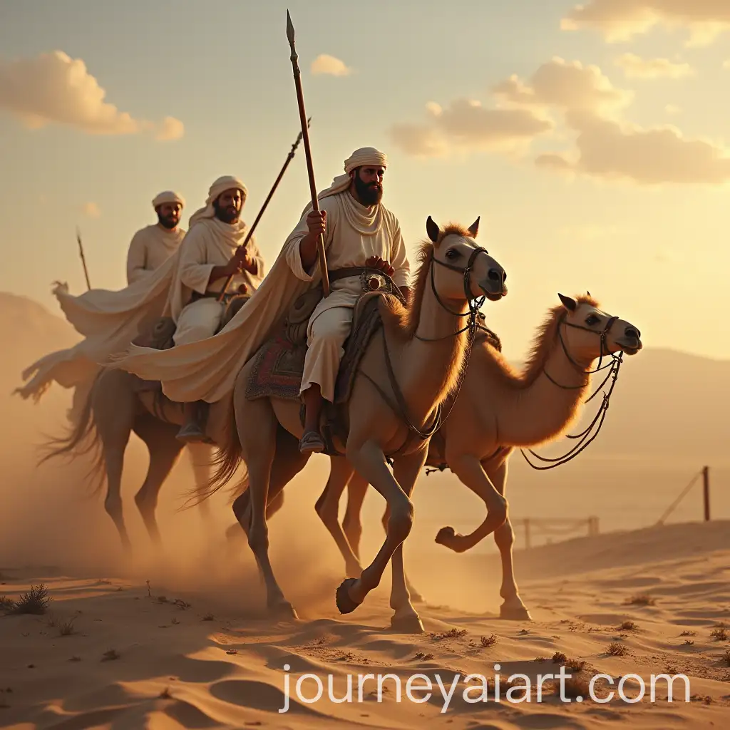 Arabs-in-the-Jahiliyyah-Era-with-Warfare-Animals-and-Beauty