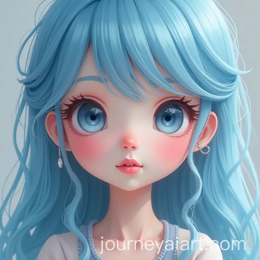 Beautiful-Girl-with-Button-Nose-Sky-Blue-Hair-and-Pale-Blue-Doe-Eyes
