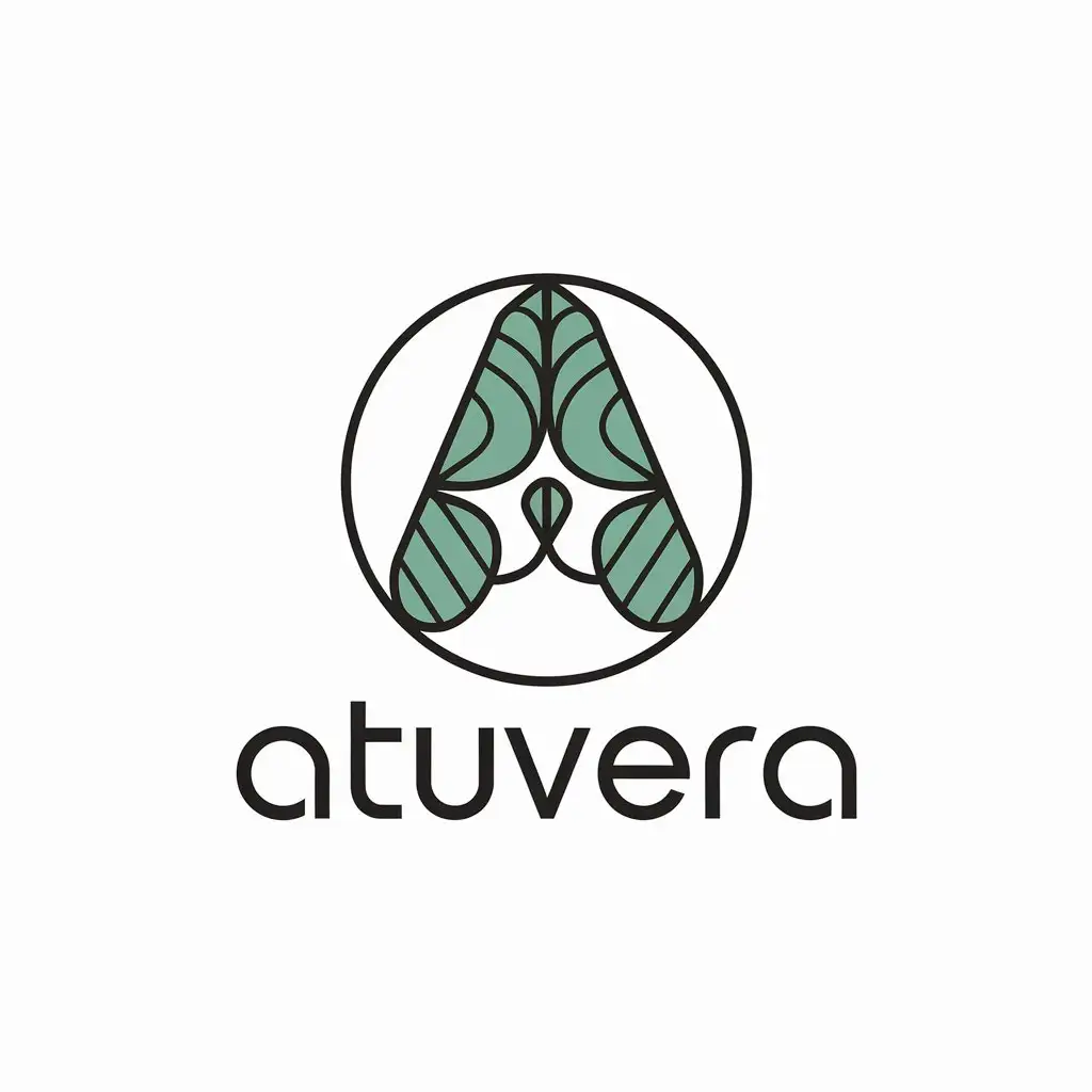 LOGO Design for Atuvera Minimalistic A Symbol for Health Industry with Clear Background