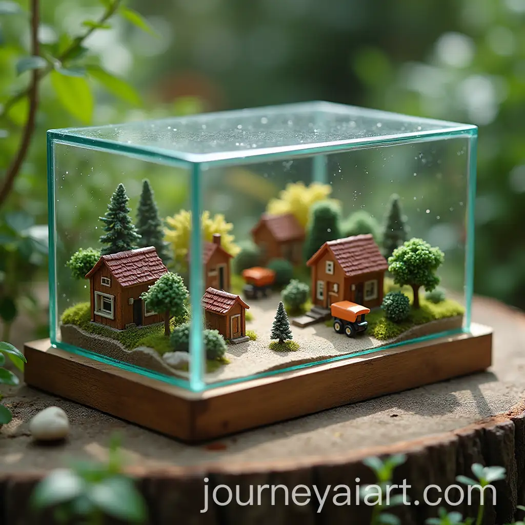 Micro-Miniature-Cityscape-in-Glass-Box-Detailed-Urban-Diorama-Art