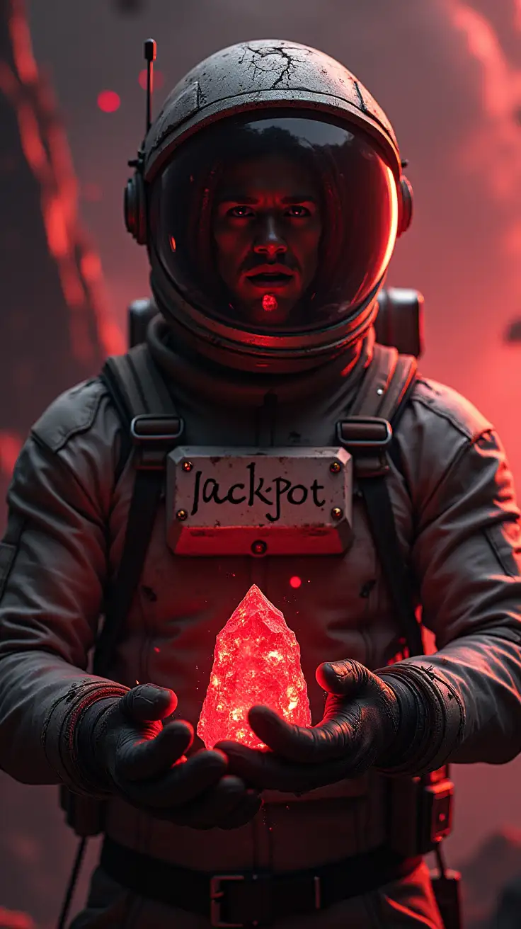 Rugged-Space-Officer-Jackpot-in-Cosmic-Horror-Scene-with-DarkX-Crystal