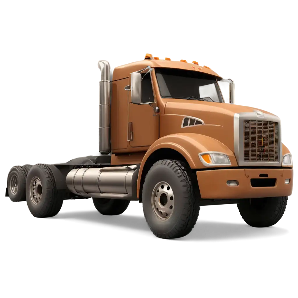 HighQuality-3D-Brown-Truck-PNG-Image-for-Versatile-Applications