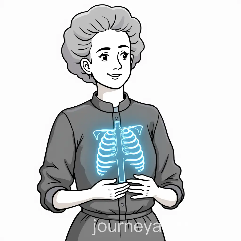 Marie-Curie-with-Modern-Chest-XRay-Transparent-Background