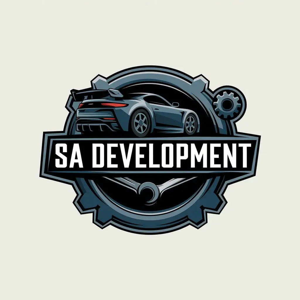 LOGO Design for SA Development Underground Tuning Symbol with Automotive Industry Theme