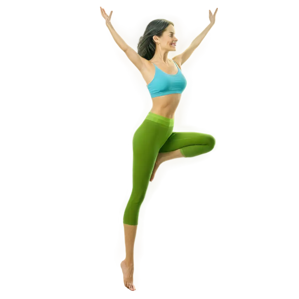 Healthiest-Version-of-Myself-PNG-Vibrant-Wellness-Illustration-with-Glowing-Aura-and-Balanced-Energy