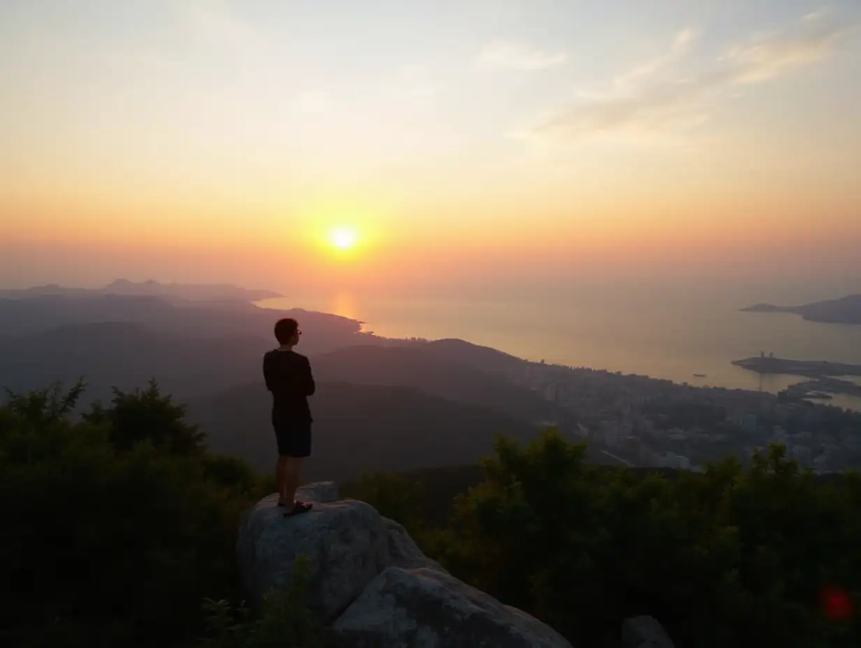 Stunning-Sunrise-Over-Nha-Trangs-Mountain-Peaks