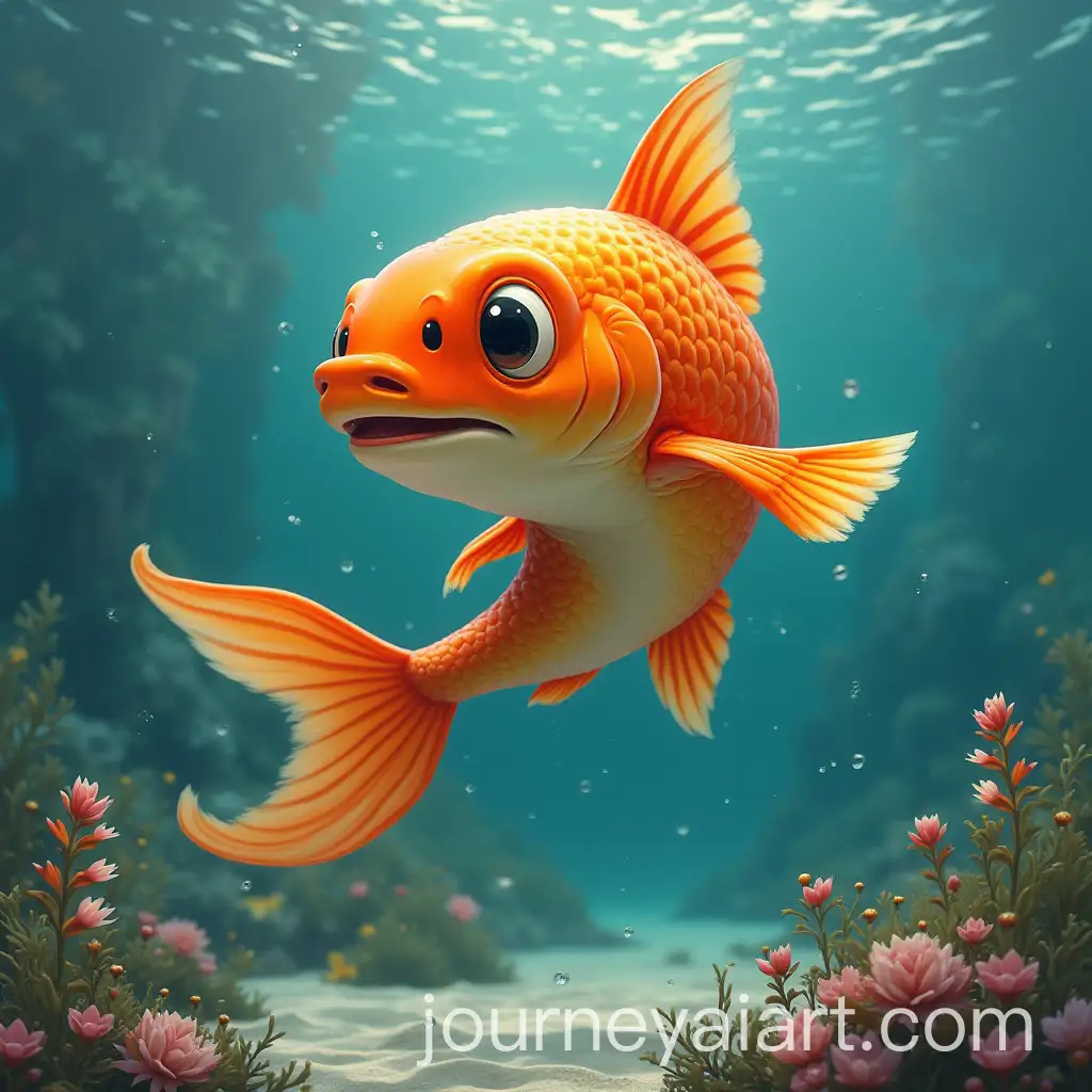 Magikarp-Foot-Illustration-in-Dynamic-Action-Pose