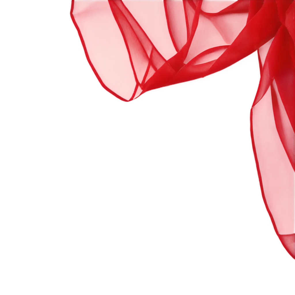 Organza-Fabric-Red-PNG-Image-Capturing-Flowing-Waves-in-Stunning-Detail