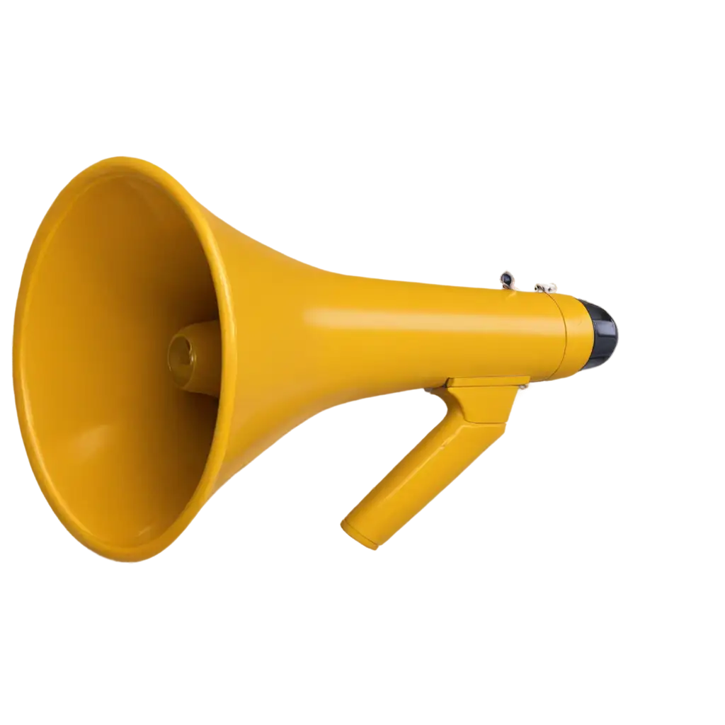 Yellow-Megaphone-PNG-Image-for-Clear-Visual-Communication-and-Design