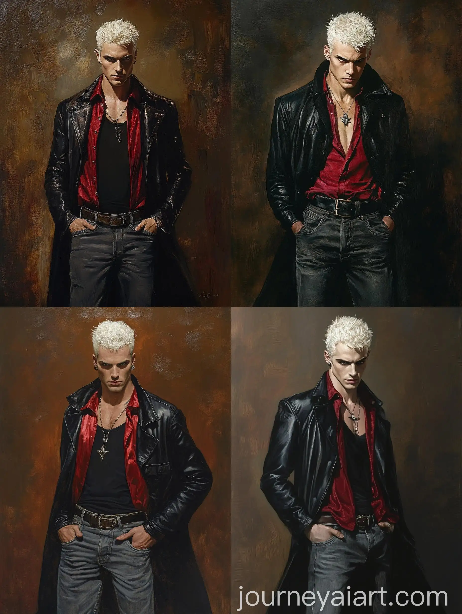Male-Vampire-in-Grey-Jeans-and-Black-Leather-Duster