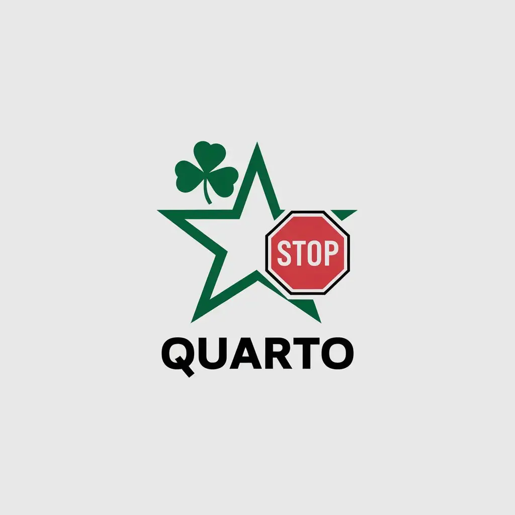 LOGO Design For Quarto Star Symbolizing Hope and AntiBullying in Minimalistic Style