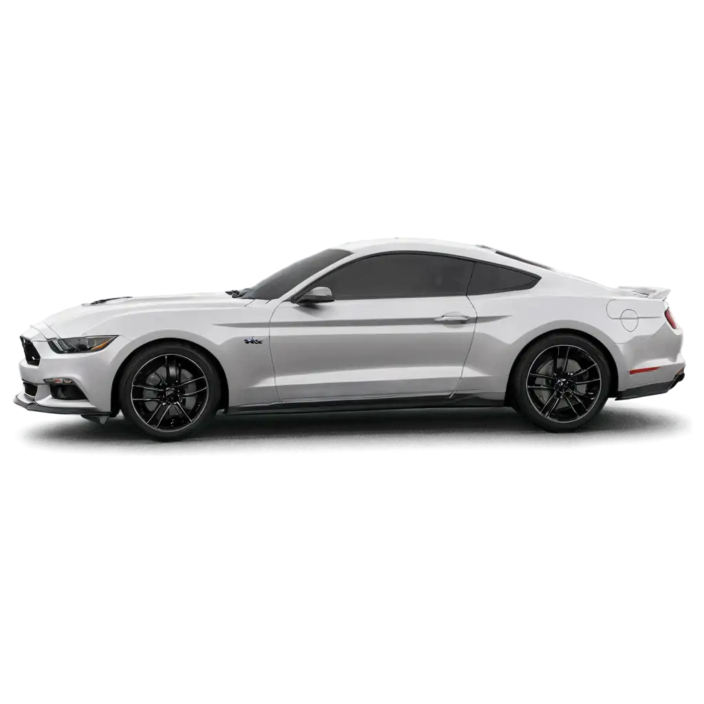transparent car mustang SIDE VIEW