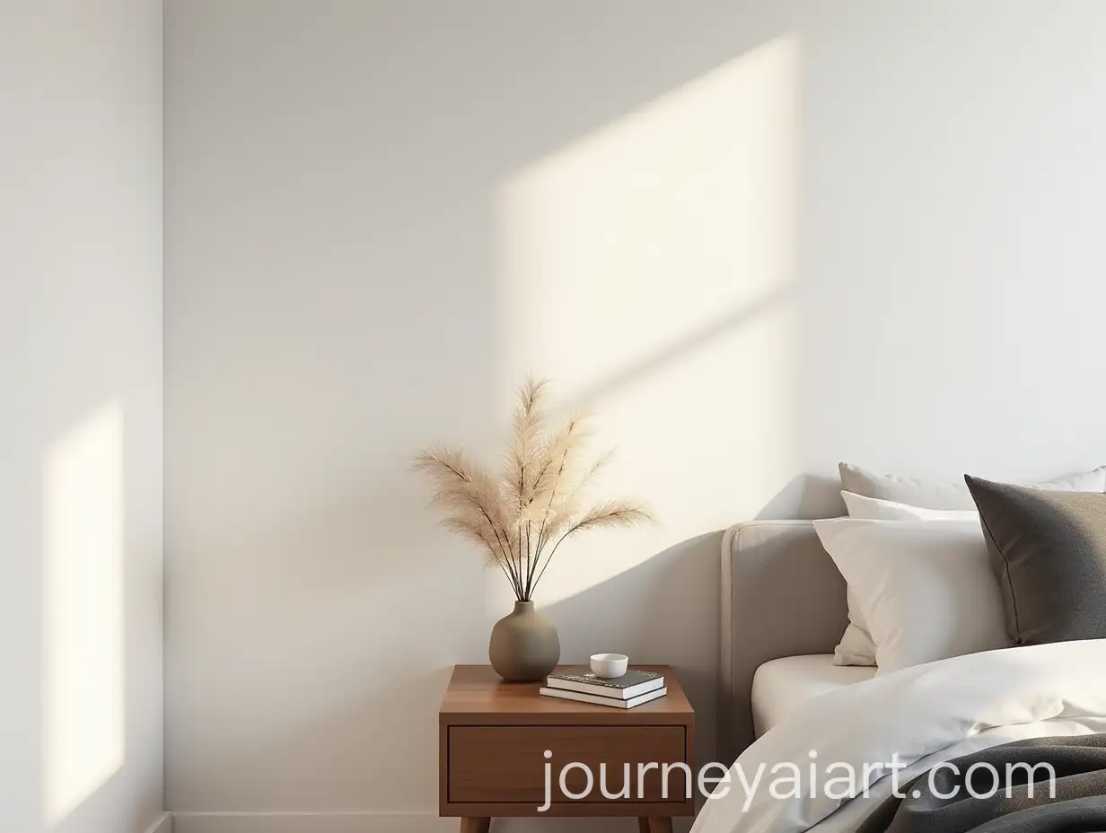Minimalist-Scandinavian-Bedroom-Interior-with-Natural-Sunrise-Light