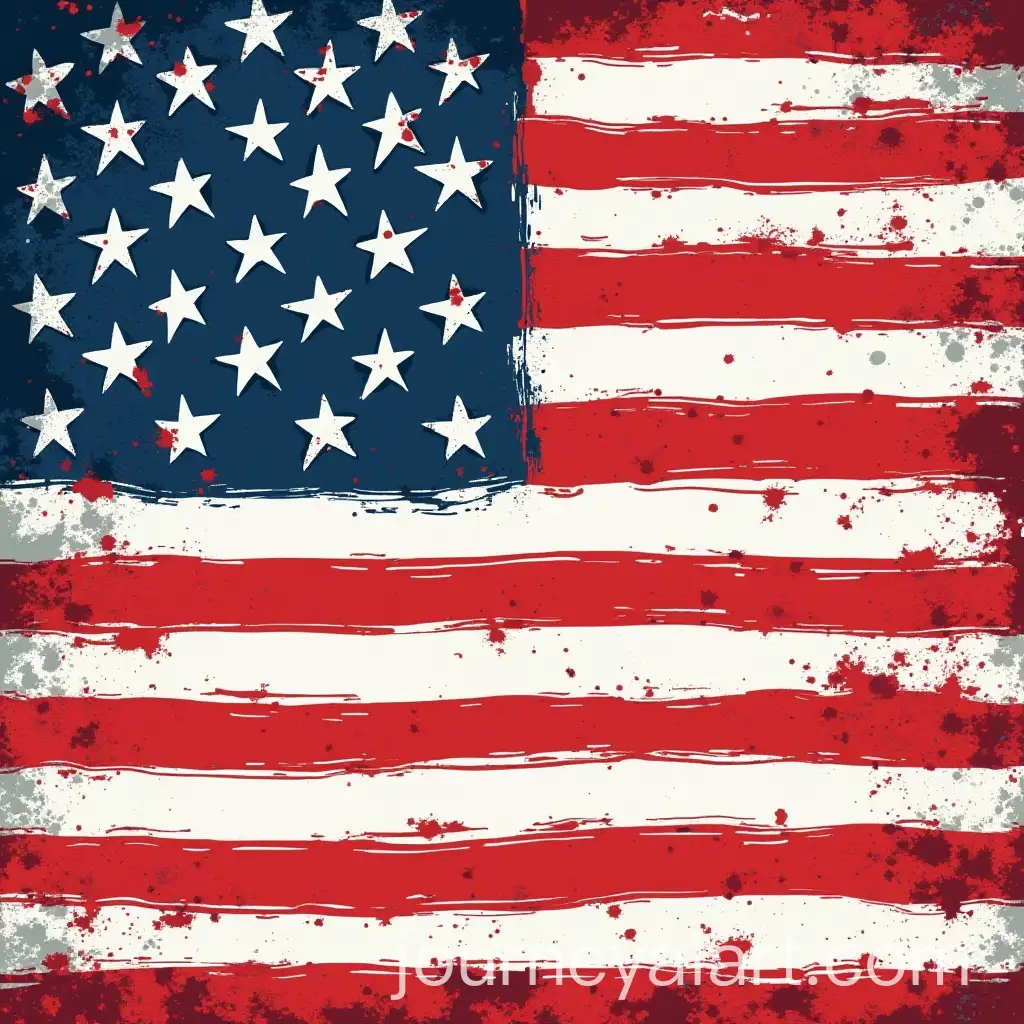 Torn-American-Flag-Vector-Seamless-Fabric-Pattern-with-StarsAI-Image-Prompt-Expansion-and-Stripes