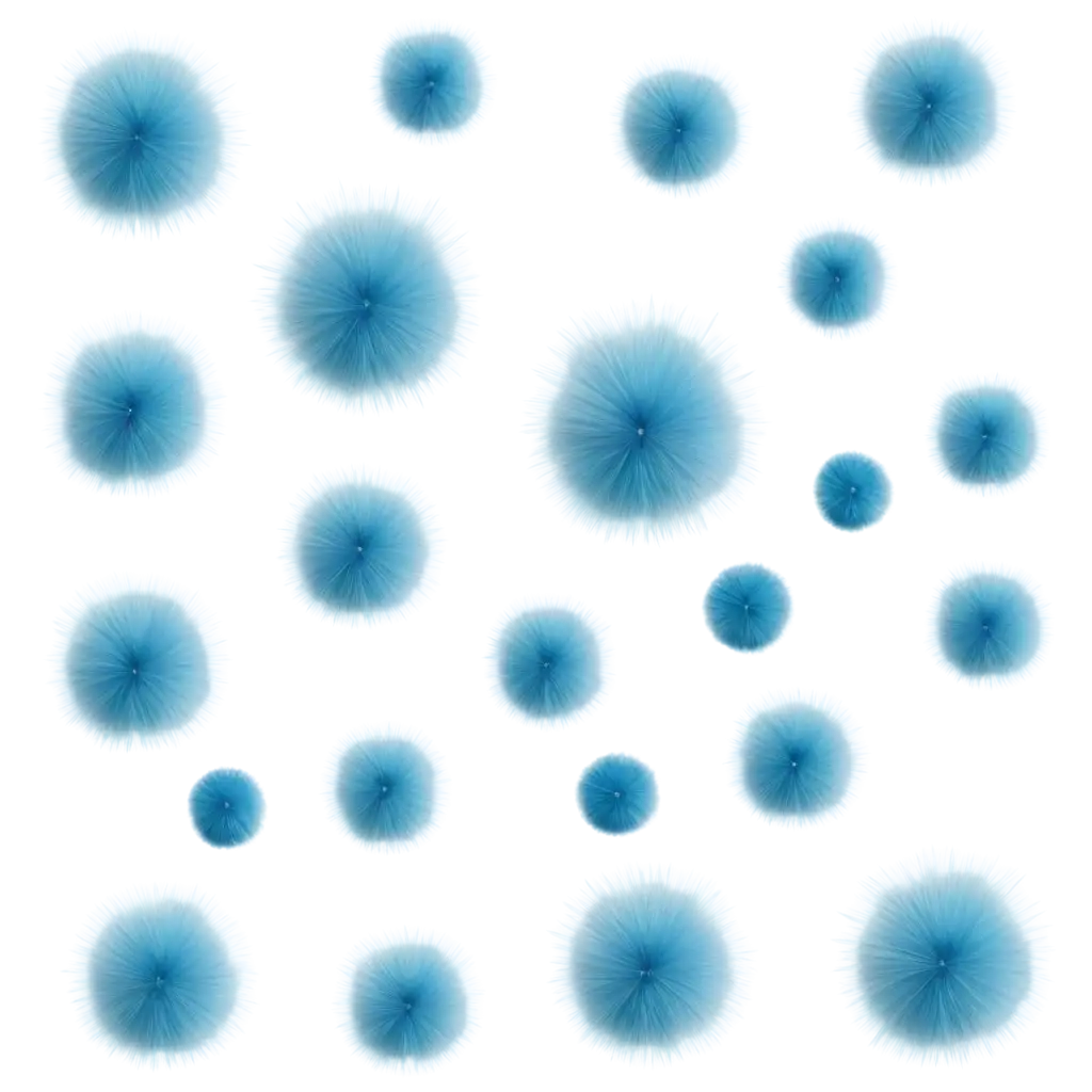 Blue-Fluffy-Balls-Exploding-PNG-HighQuality-Transparent-Image-for-Creative-Use