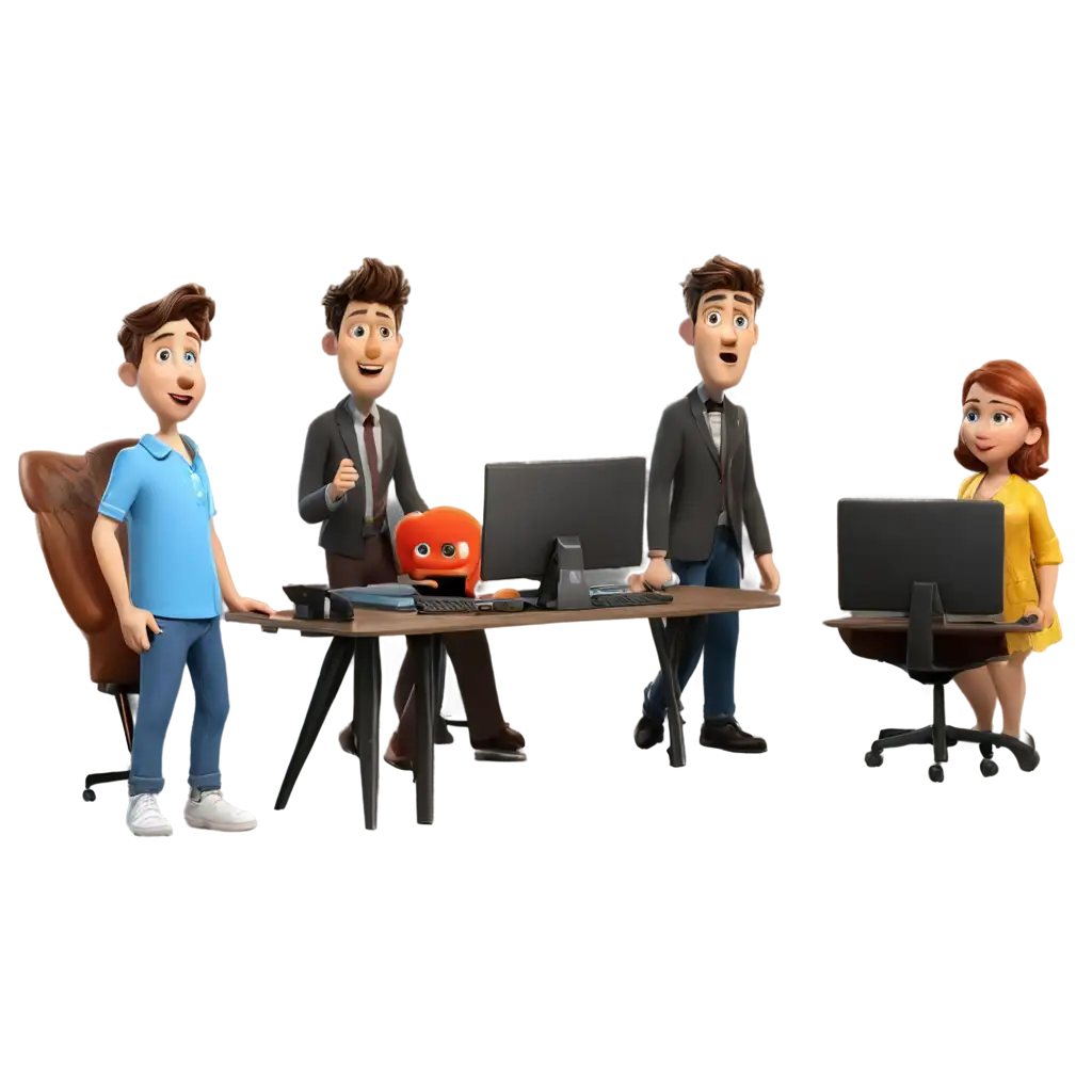 Vibrant-3D-Pixar-Style-IT-Office-PNG-for-Creative-Digital-Projects