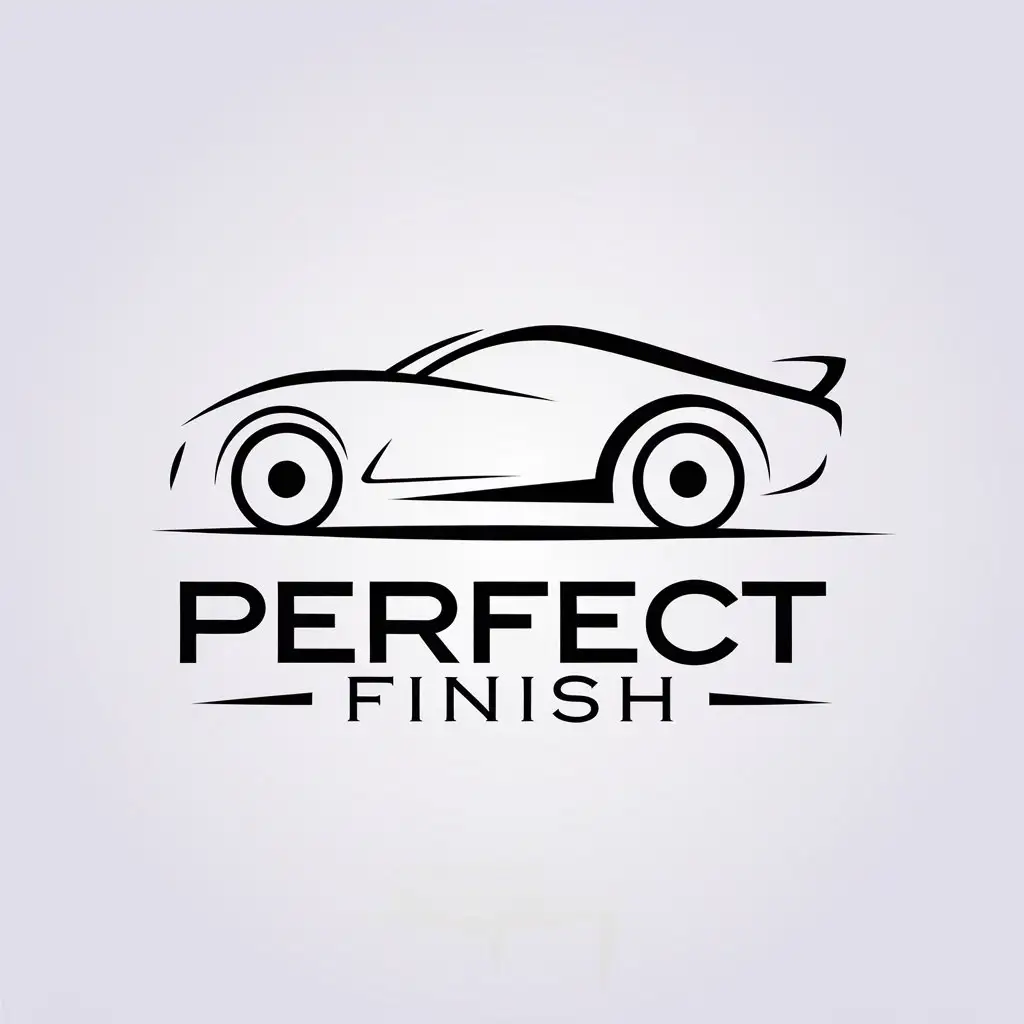 LOGO Design for Perfect Finish Minimalistic Car Theme for Automotive Industry