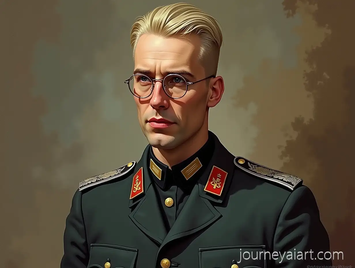 Portrait-of-General-Vlasov-in-1940s-SS-Uniform