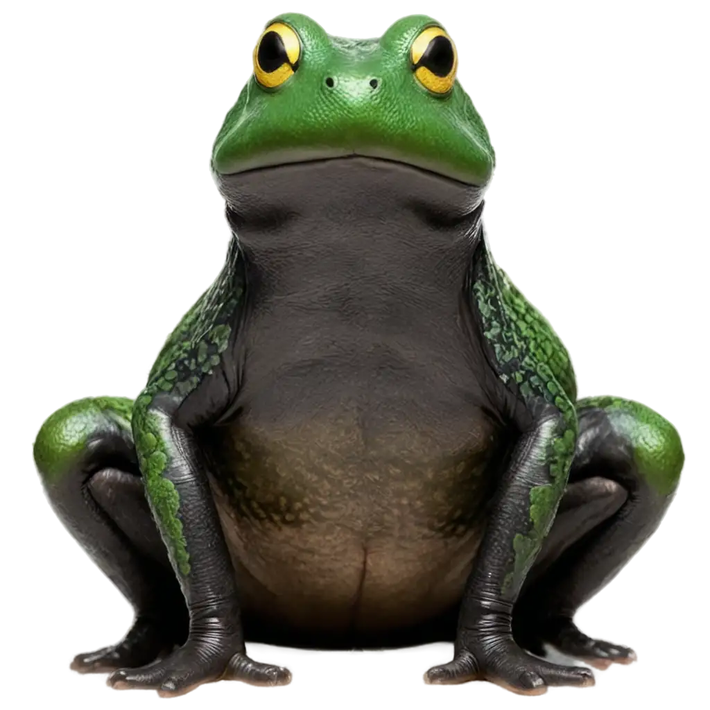 Sapo-Negro-PNG-Image-Captivating-Dark-Frog-Illustration