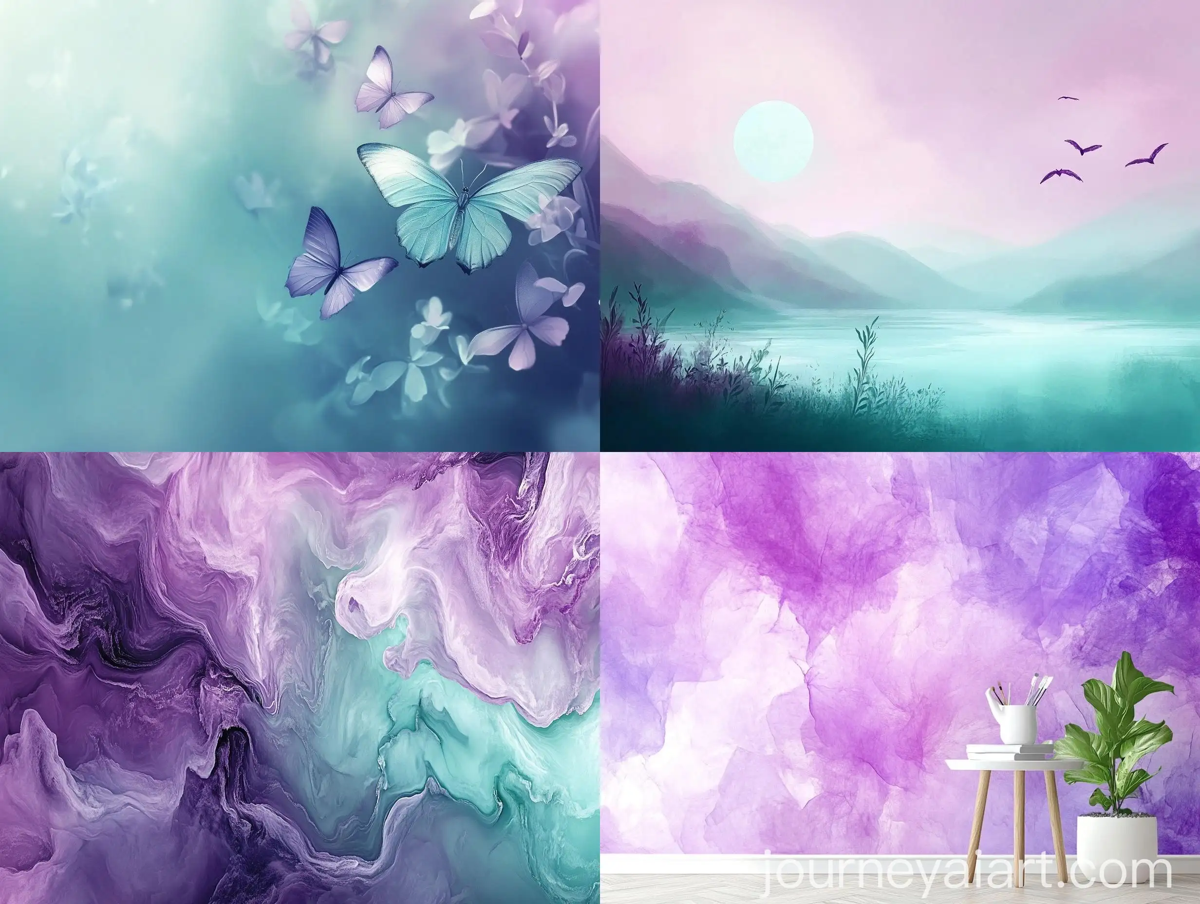 Purple-Mint-Tones-Wallpaper-Inspired-by-Apofiss-Art