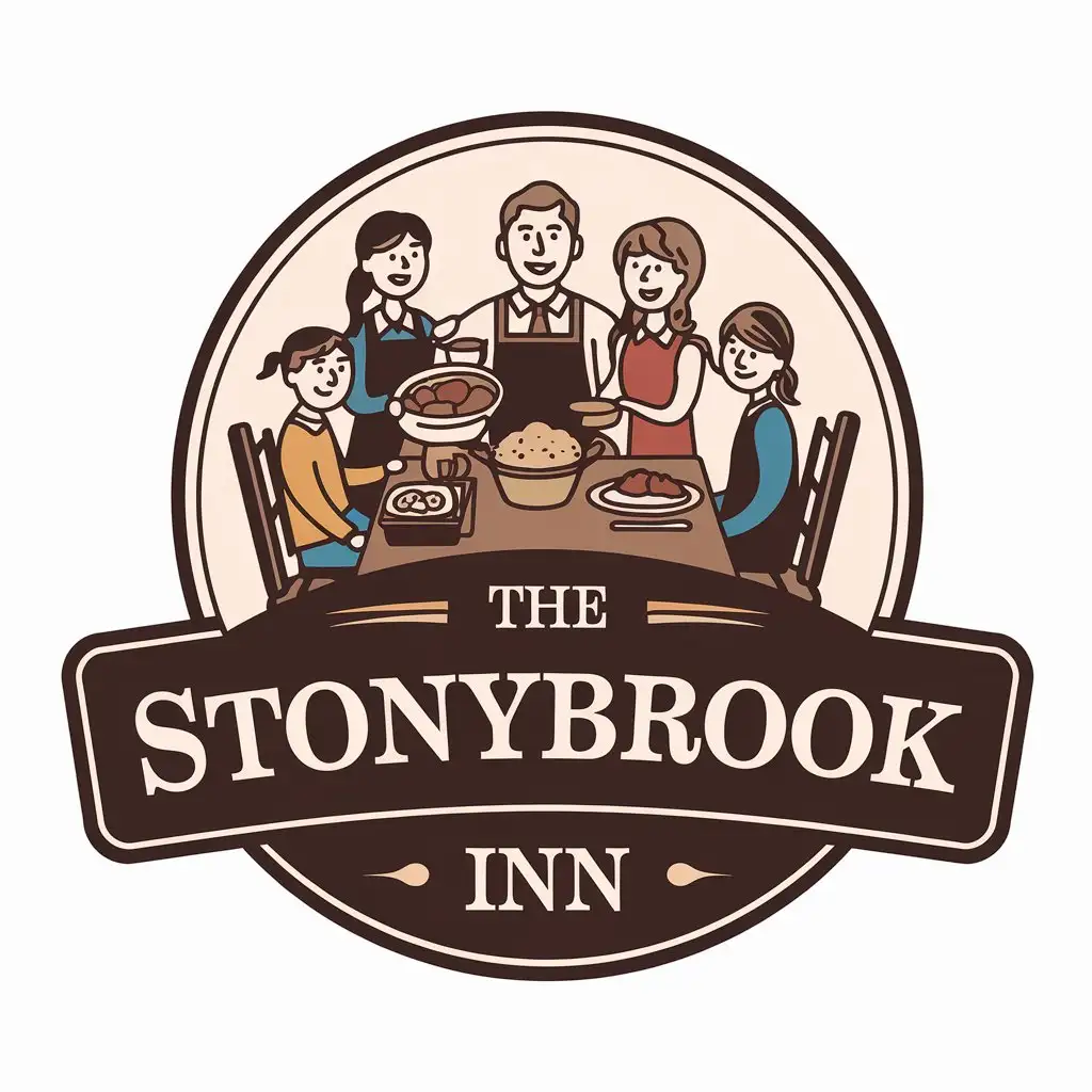 LOGO Design for The Stonybrook Inn Family Gathering Homecooked Meals Theme in Moderate Style for Restaurant Industry