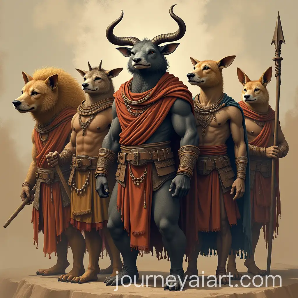 Ancient-Warrior-Animals-in-Portraits