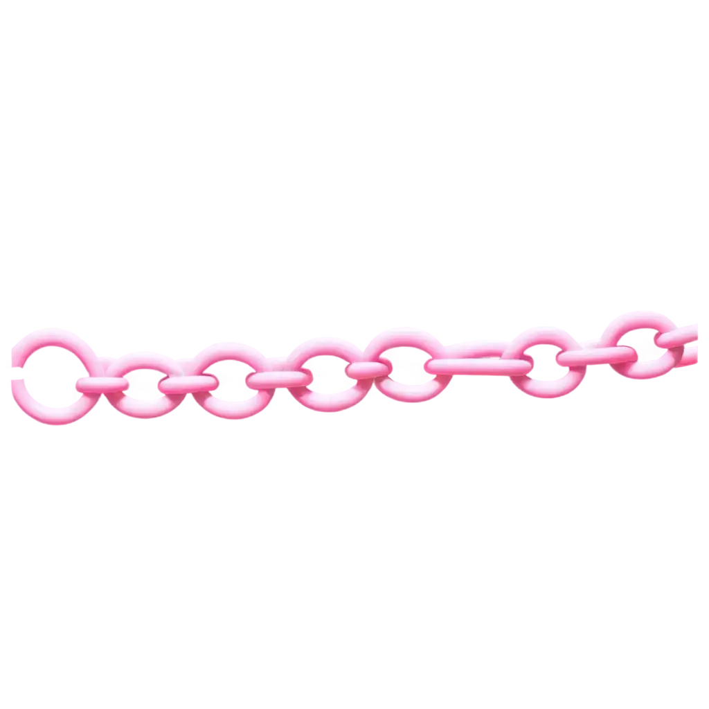 HighQuality-PNG-Image-of-Pink-Chains-3D-Thick-and-Equal-Size-for-Versatile-Design-Use