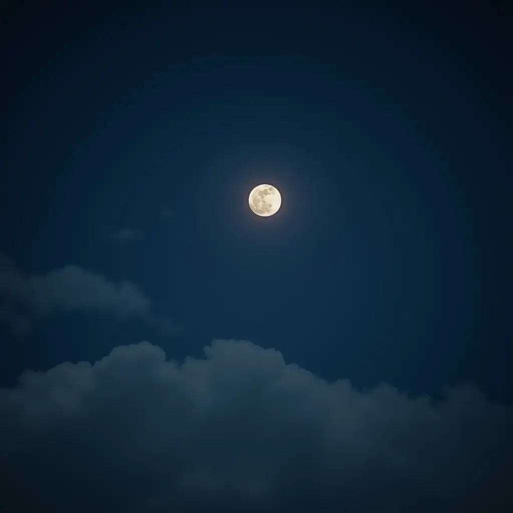 Mysterious-Flying-Saucer-in-the-Night-Sky-with-Clouds