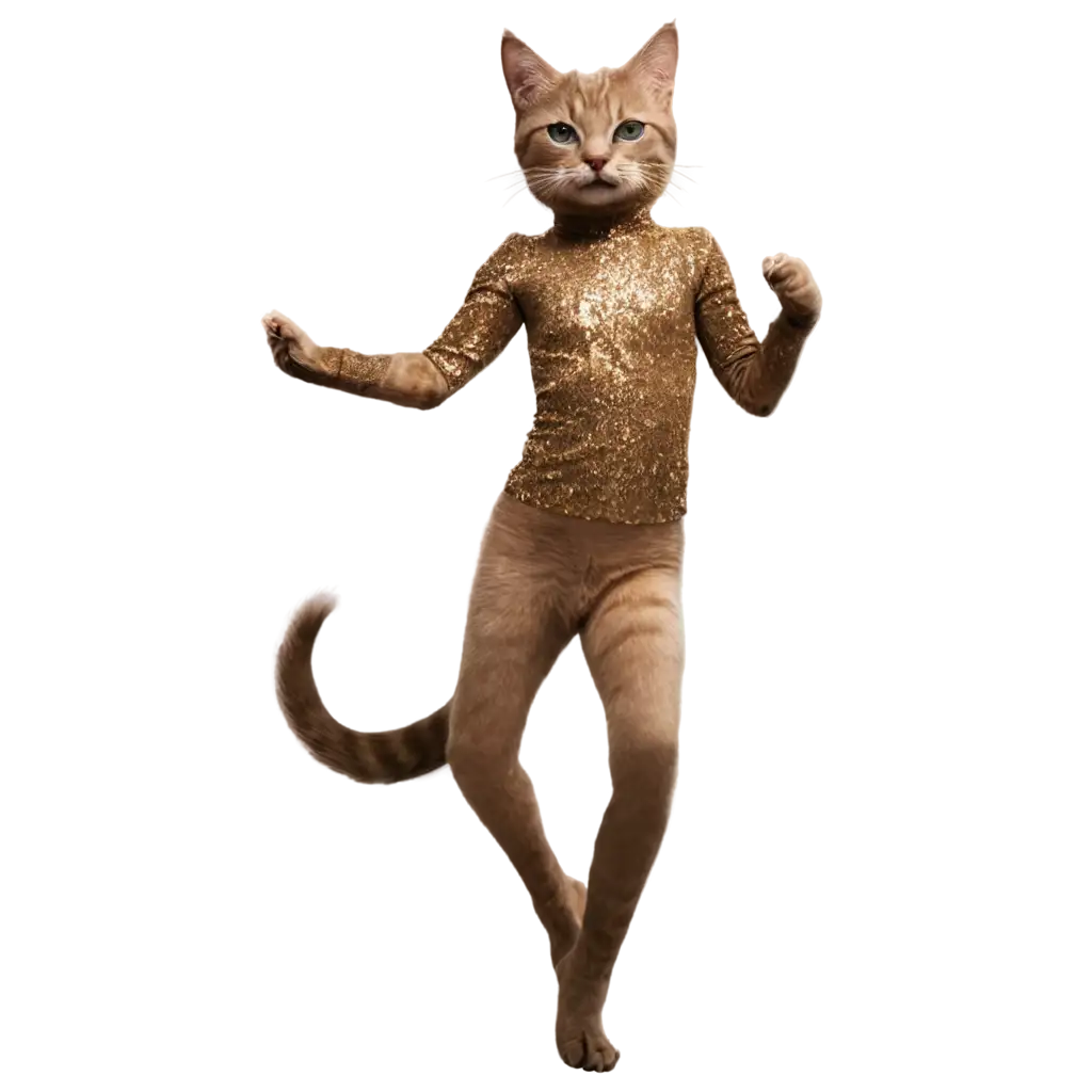 Dancer-Cat-PNG-Image-Expressive-Feline-Dance-Artwork