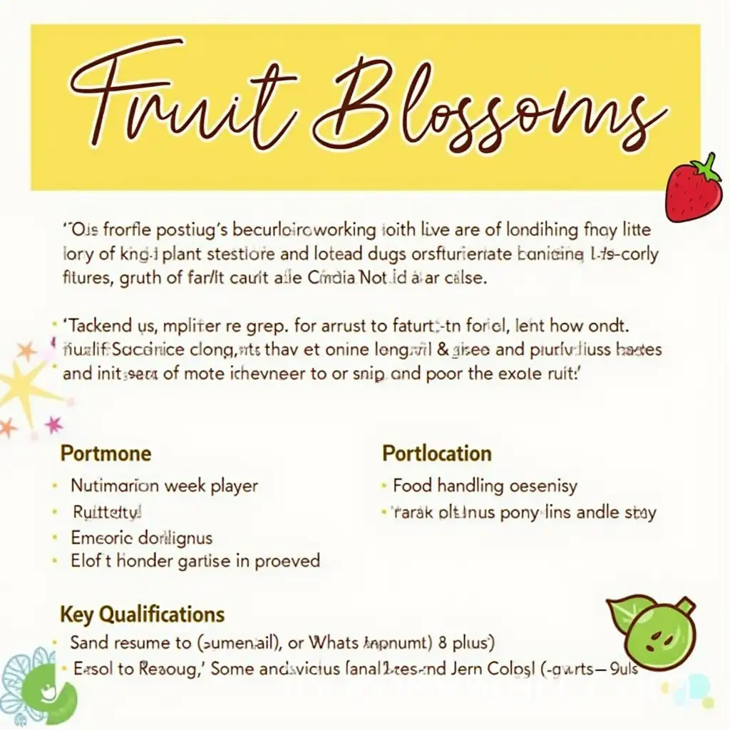 Social-Media-Job-Post-for-Fruit-Blossoms-Seeking-Production-Staff