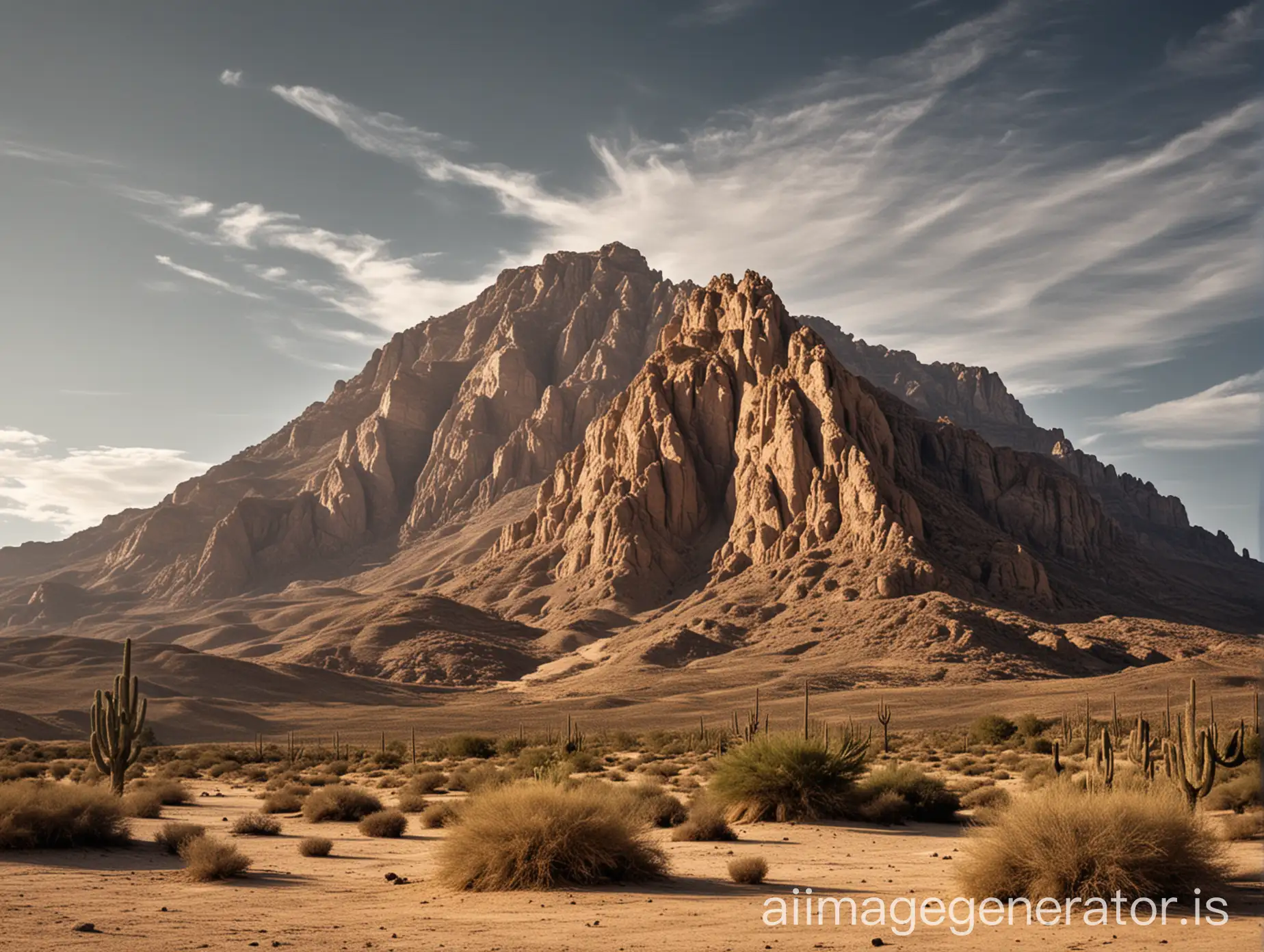 Sacred-Mountain-Rising-Above-the-Desert-Landscape