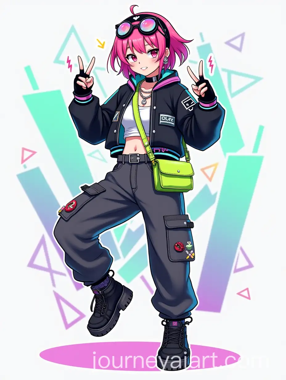 Edgy-Anime-Girl-with-Pink-Hair-and-Neon-Accents-in-Casual-Streetwear