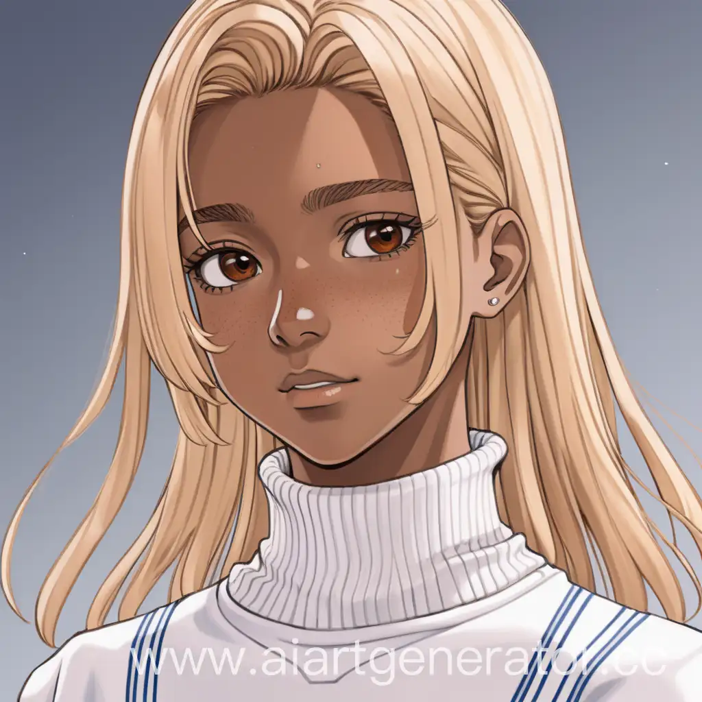 Anime-Portrait-of-a-19YearOld-Woman-with-Blond-Hair-and-Freckles