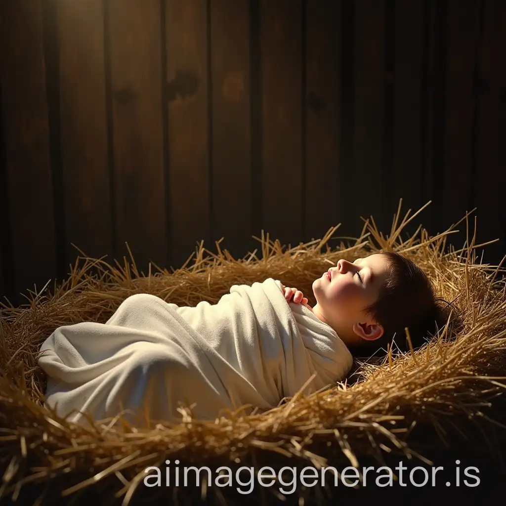 Nativity-Scene-of-Jesus-Born-in-a-Manger-in-Bethlehem