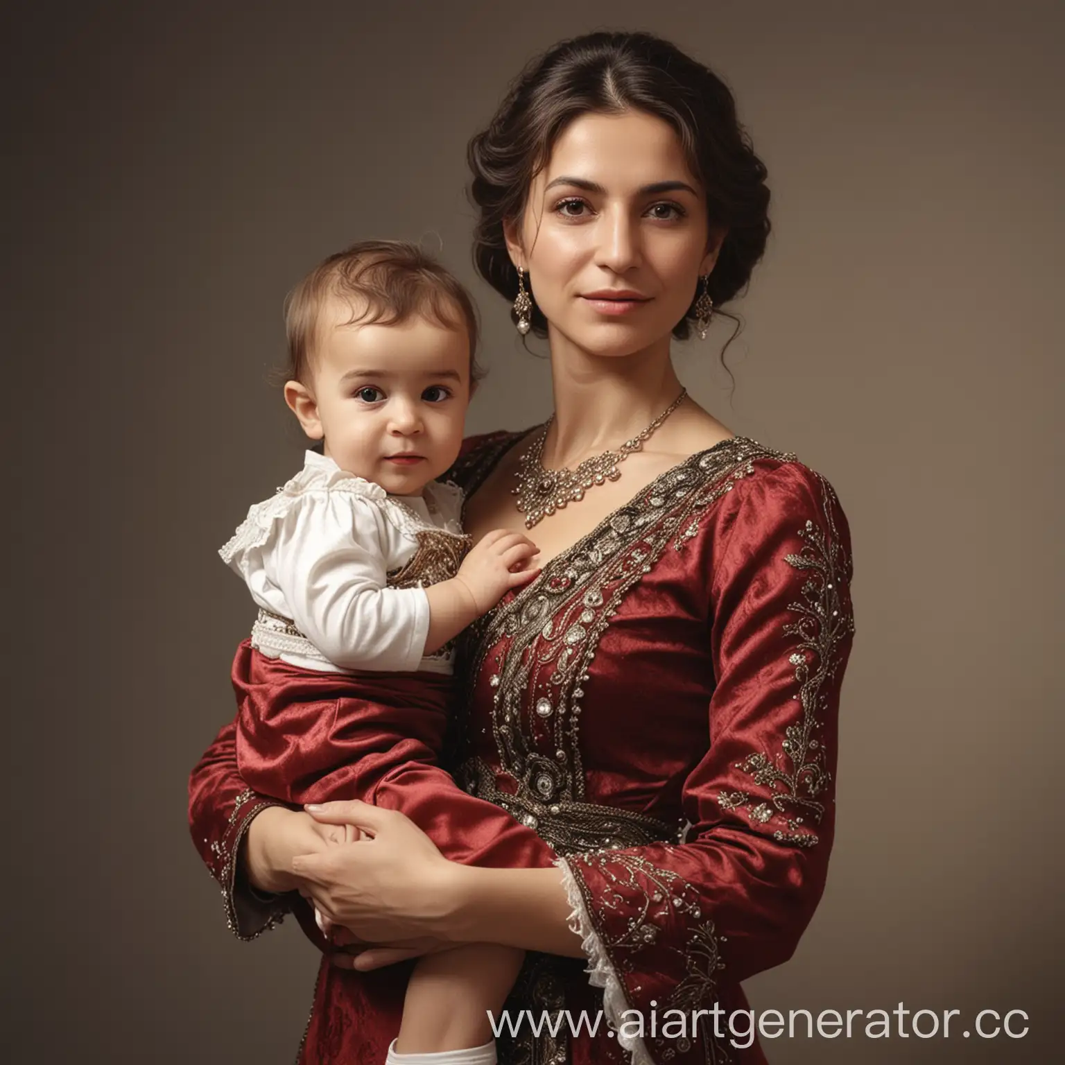 Turkish-Mother-Holding-Child-in-Realistic-4K-Photo