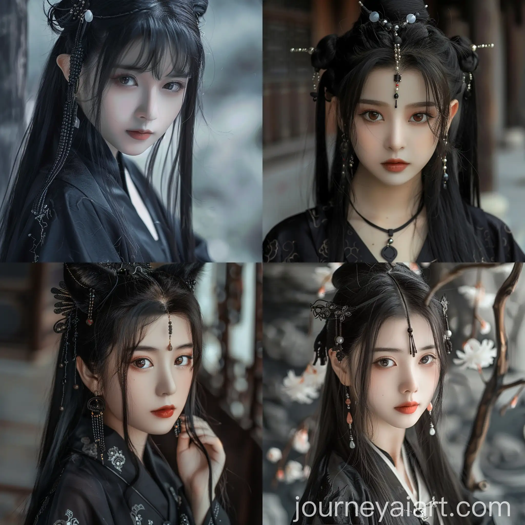 Chinese-Girl-in-Elegant-Wuxia-Hanfu-with-Long-Black-Hair-and-Ethereal-Accessories
