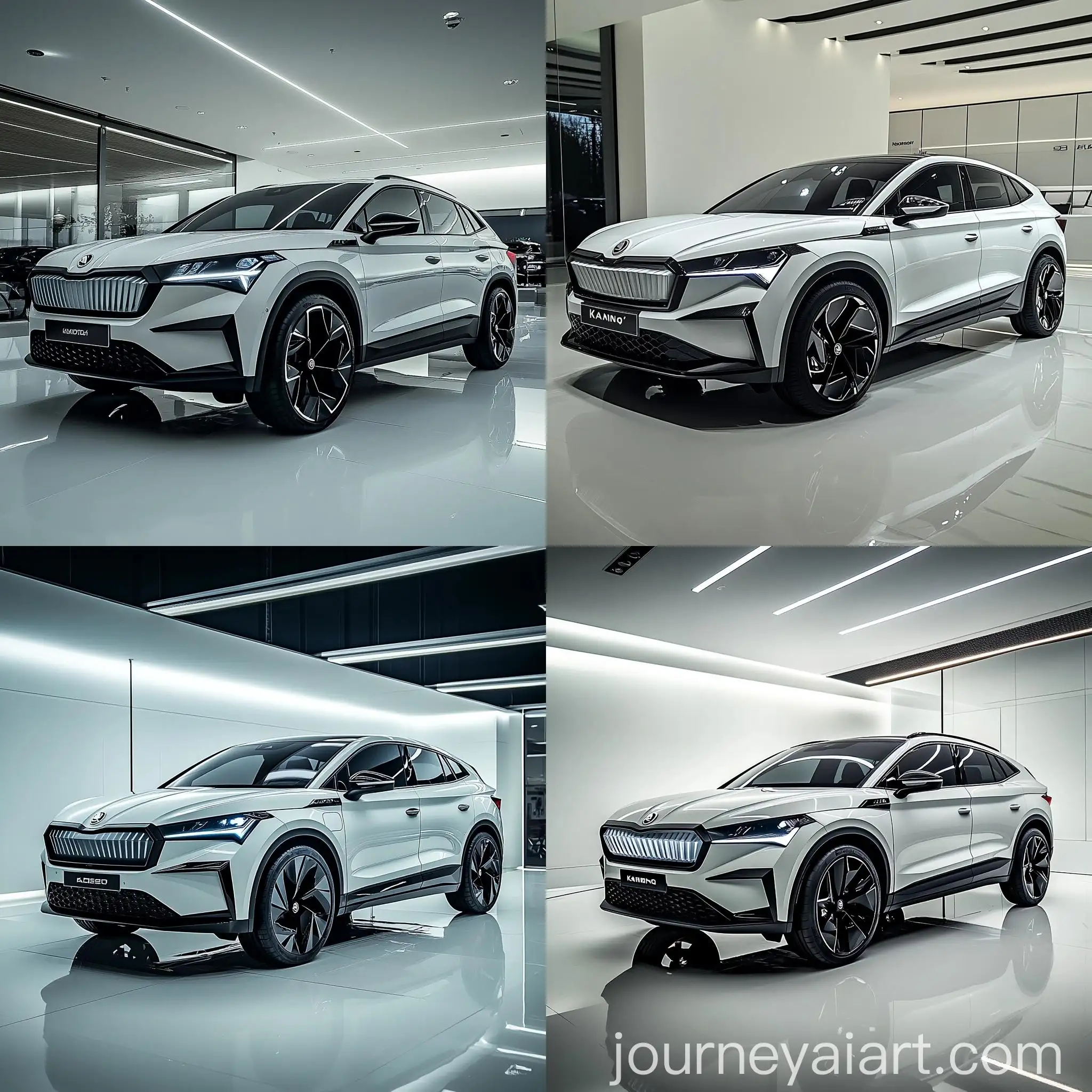 2025-Skoda-Kamiq-White-Futuristic-Design-in-Bright-Showroom