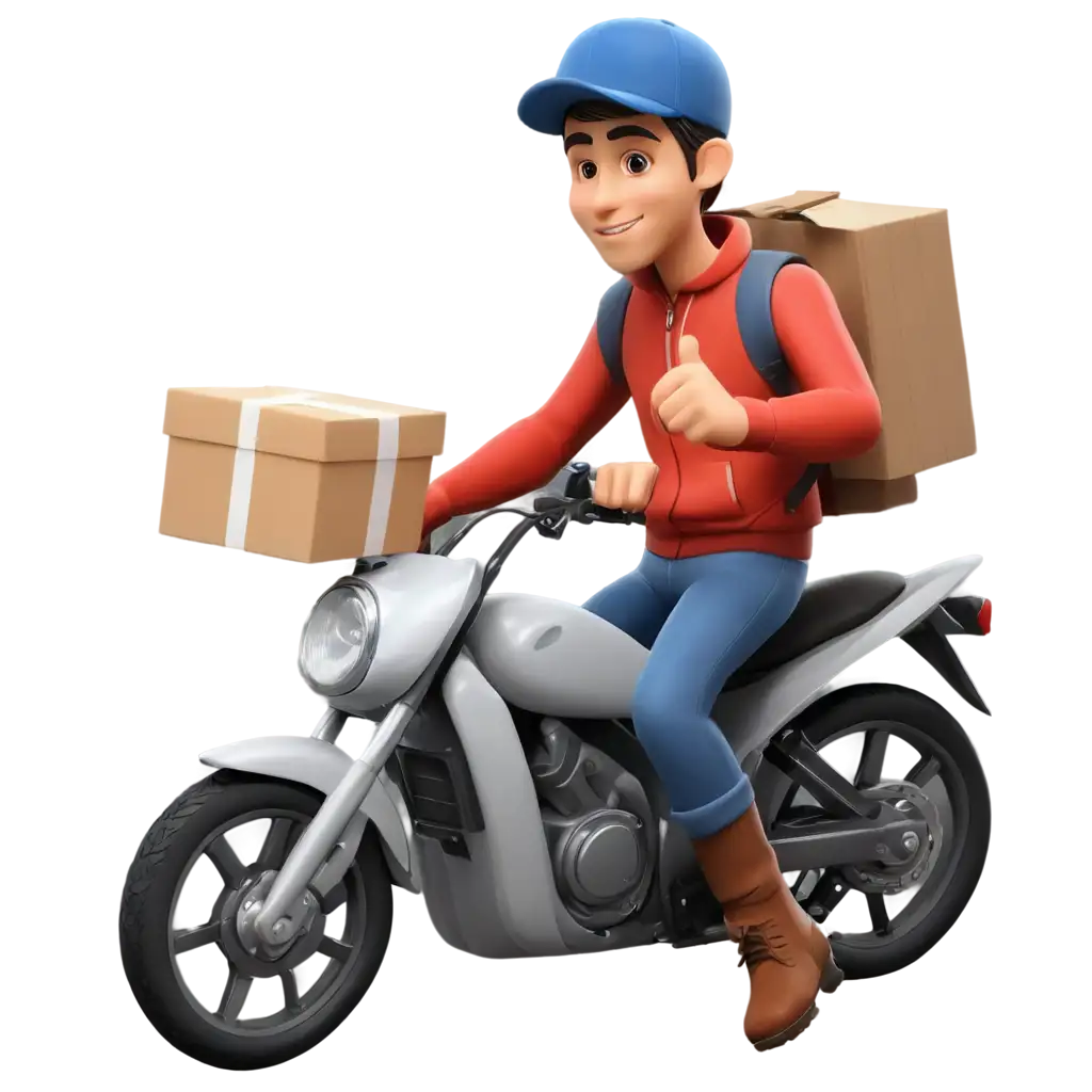 Product-Delivery-with-Delivery-Boy-on-Motorcycle-PNG-Cartoon-Style-for-Versatile-Applications