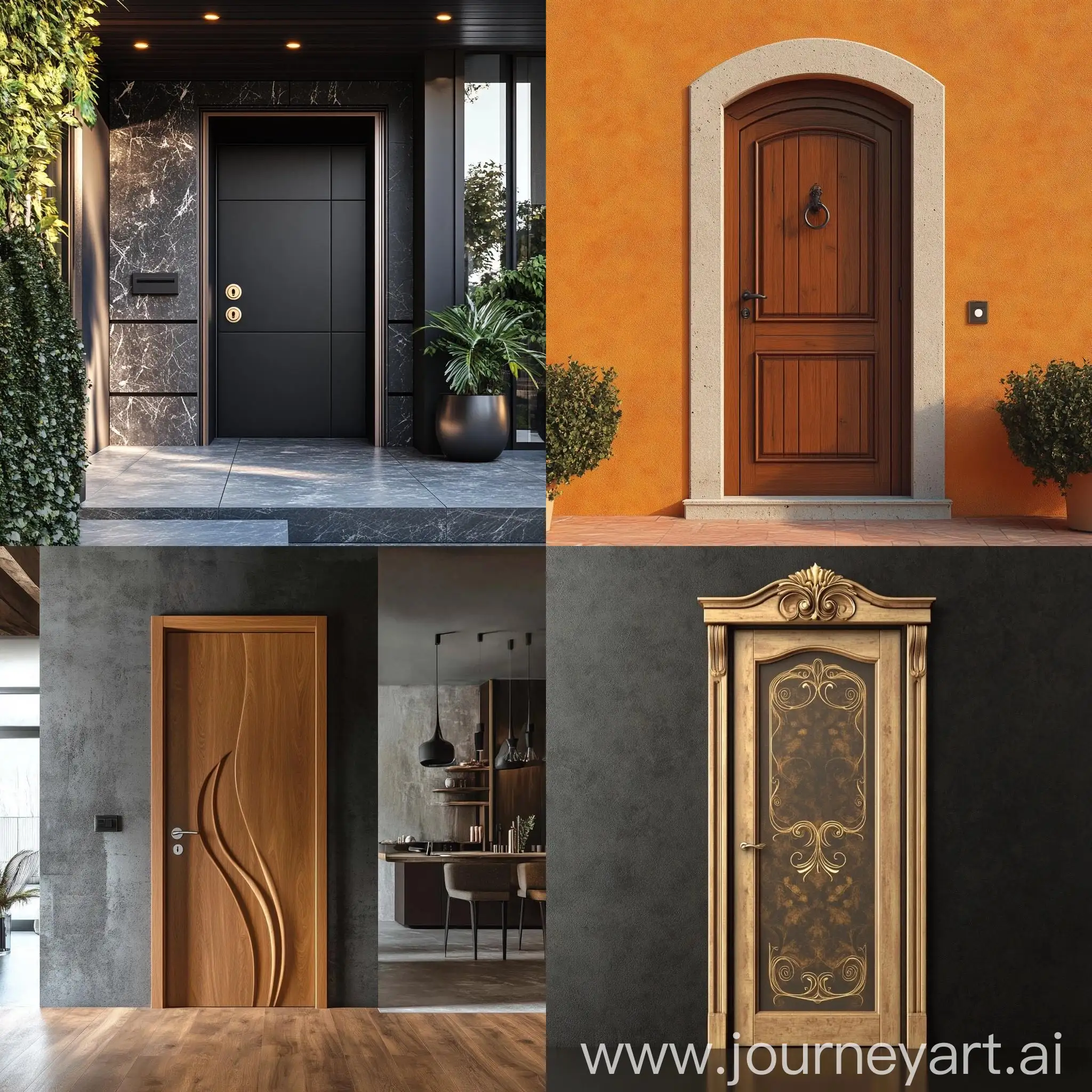 Modern-Italian-Style-Door-Logo-Design