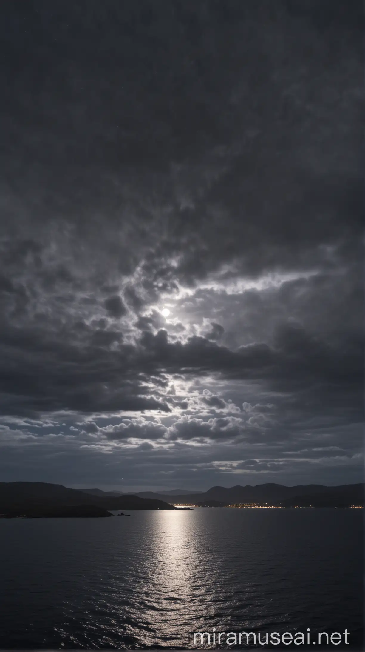 Hyper Realistic View of Tasmanian Coast Lights