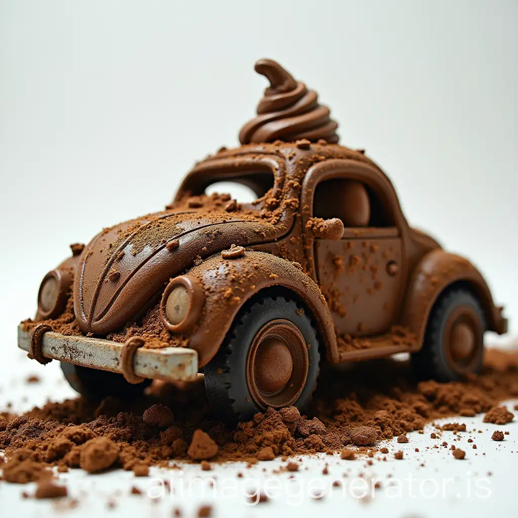 Whimsical-Car-Made-of-Poop-with-Playful-Details