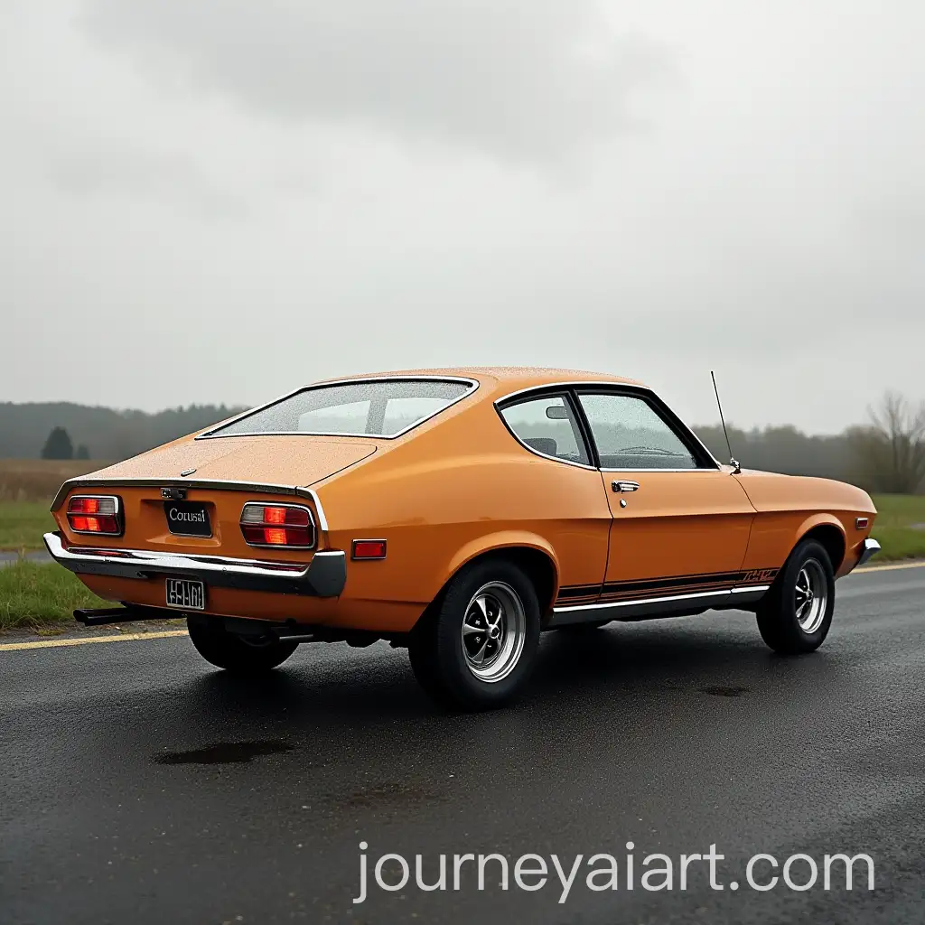 1974-Ford-Consul-Fastback-Coupe-in-Lateral-Rear-View