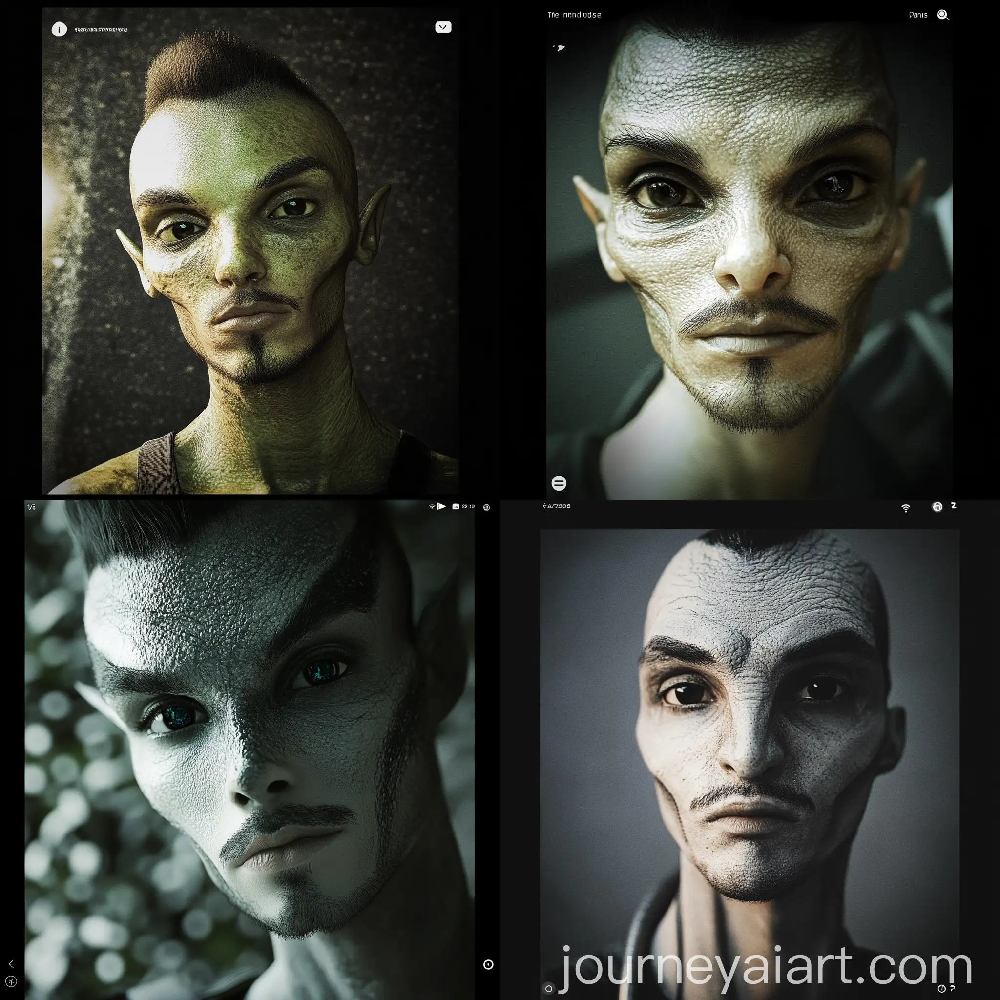 Alien-Transformation-Artwork-with-Futuristic-Elements