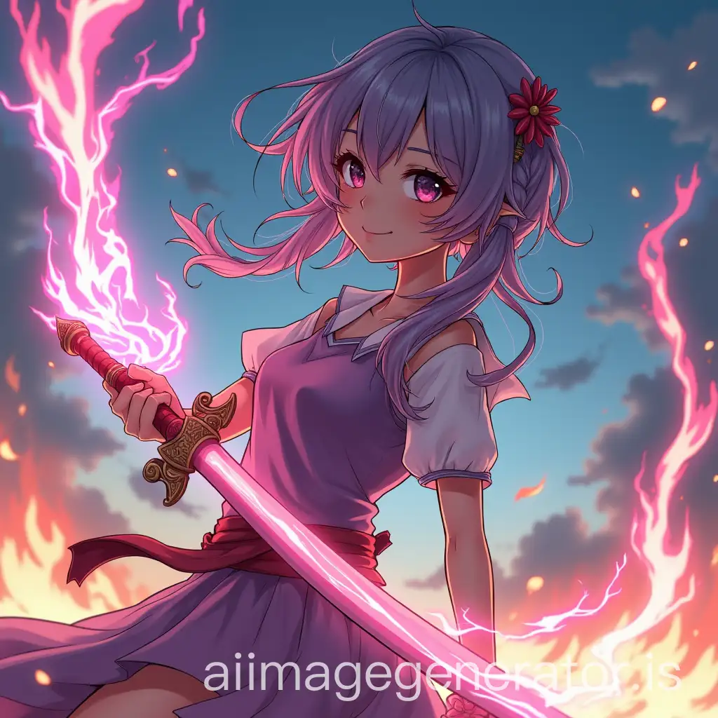 Manga-Character-Wielding-an-Elemental-Sword-in-Action