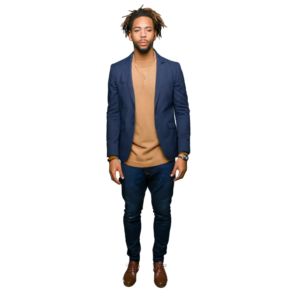 African-American-Male-with-Dread-Locs-and-Beard-PNG-Image-for-Nightlife-Theme