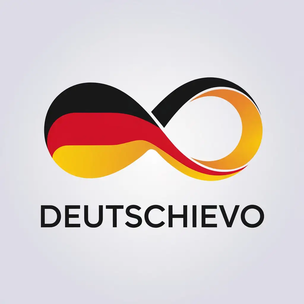 LOGO Design for Deutschievo Modern Vector Logo with Educational Theme for Online German Learning Platform