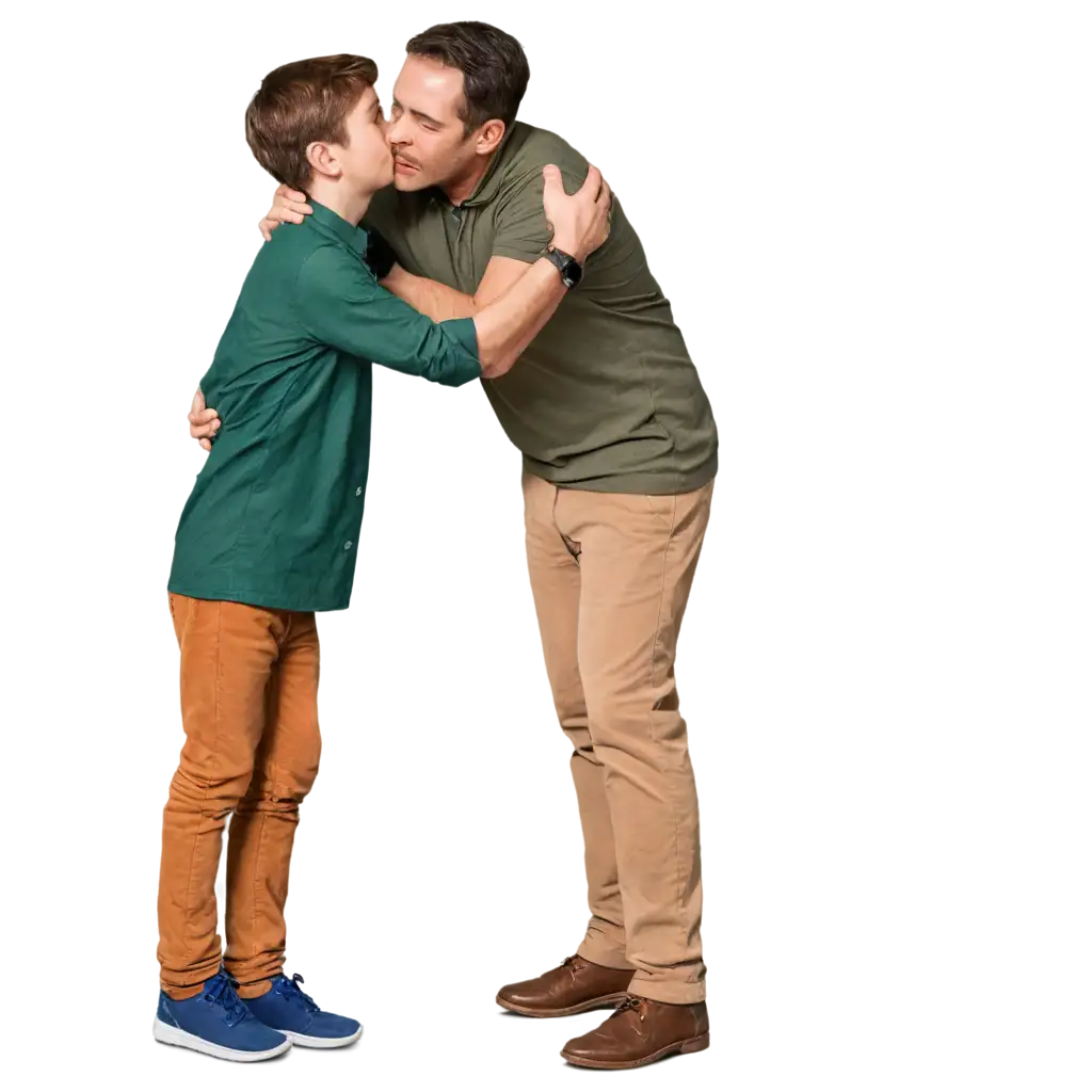 Father-Embraces-Son-Heartwarming-PNG-Image-of-Family-Bonding